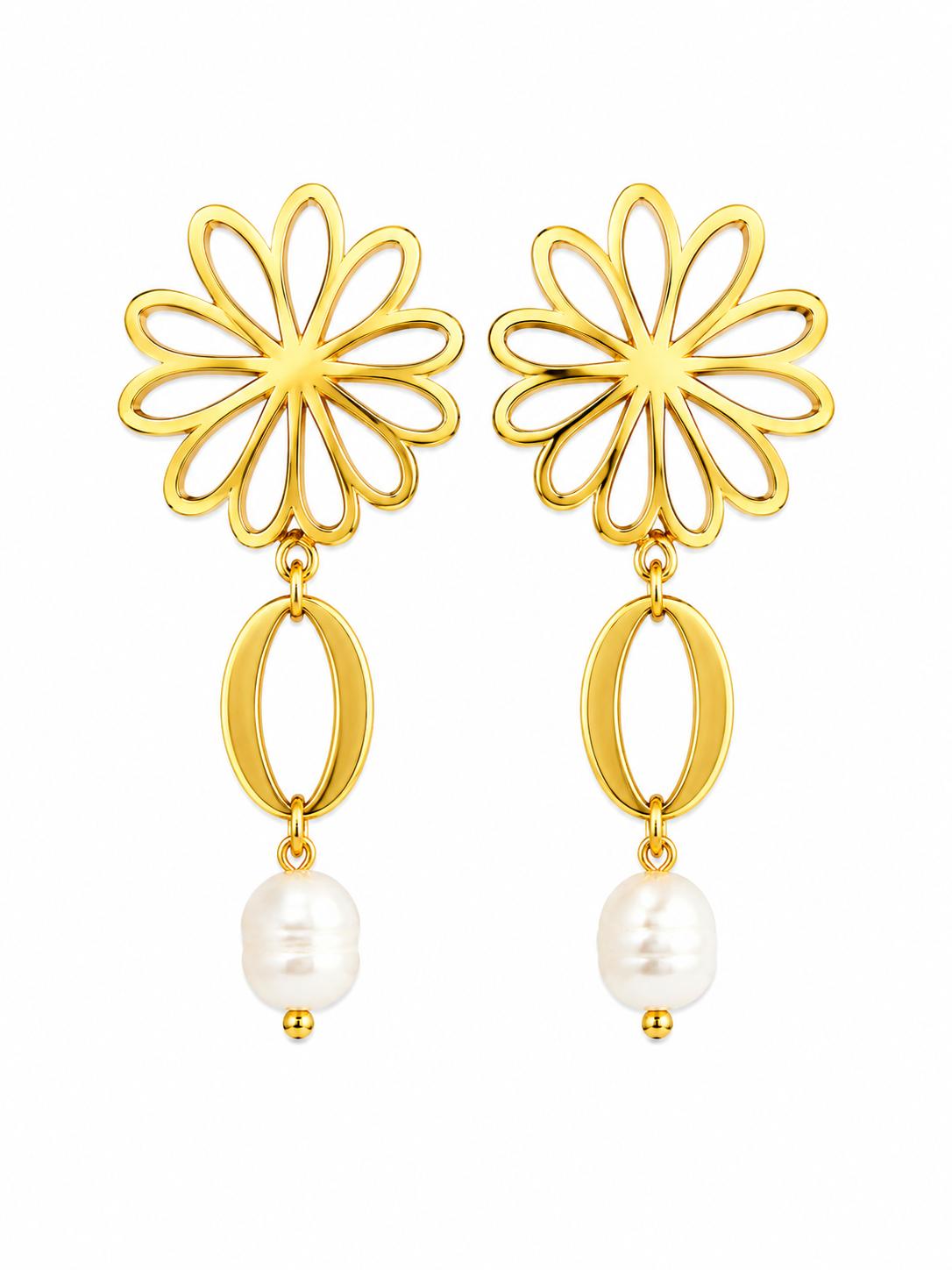 Perlas Con Flor