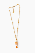 Pez Naranja Rayas