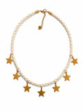 Estrellas Doradas Cordón Blanco