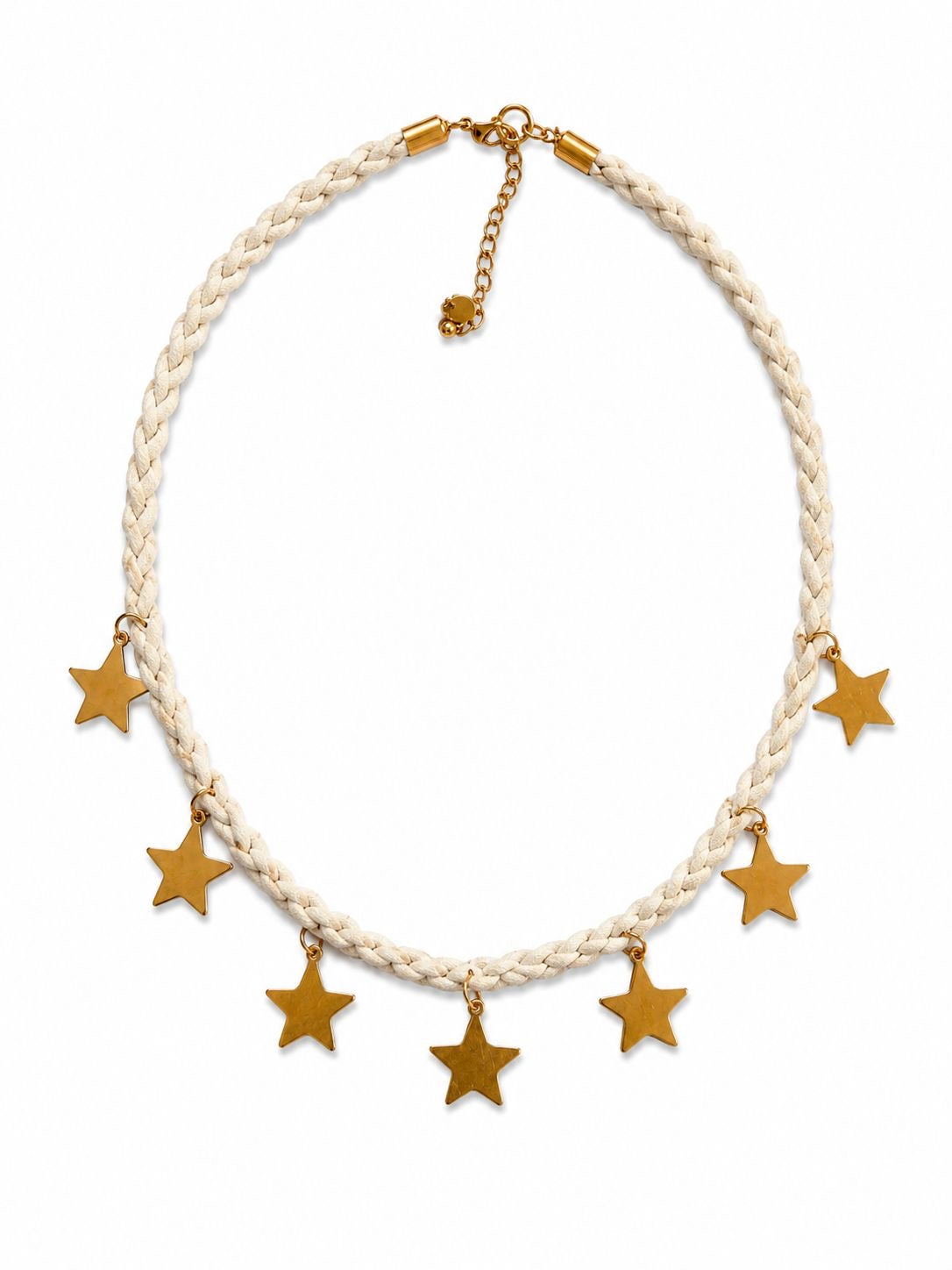 Estrellas Doradas Cordón Blanco