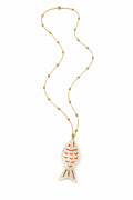 Pez Largo Beige/Naranja