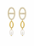 Perlas con brillantes