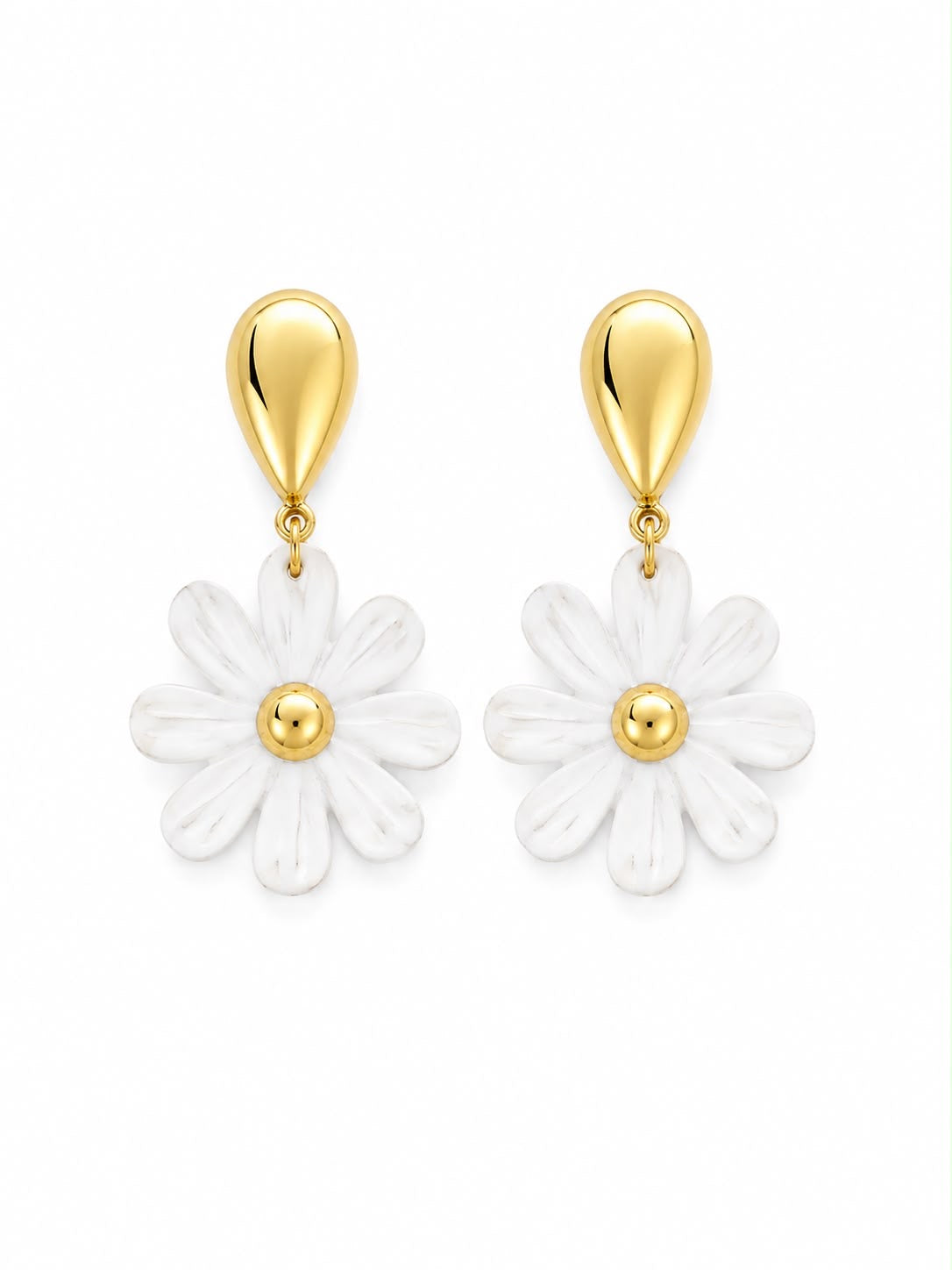 Flor de papel blanca